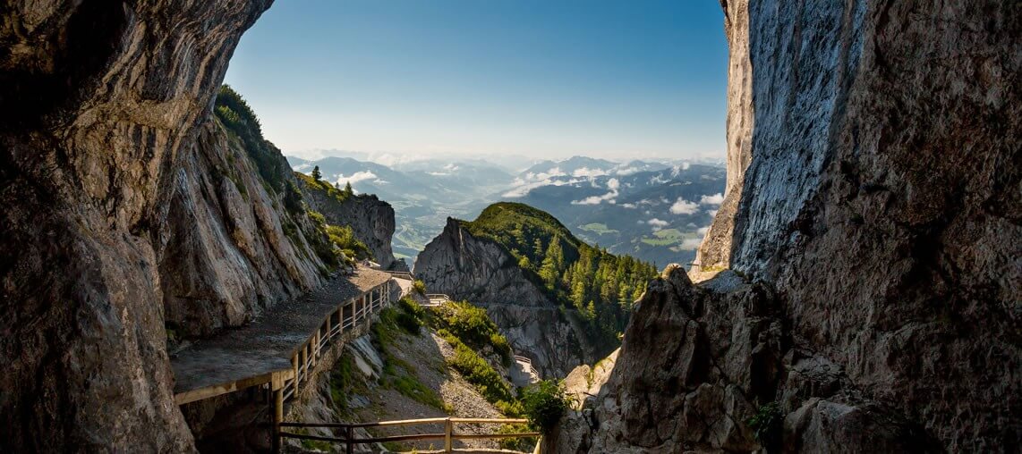 Eisriesenwelt Ausblick