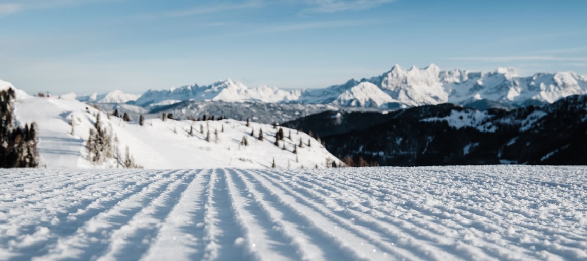 Perfekt präparierte Skipiste (c) TVB Altenmarkt Zauchensee