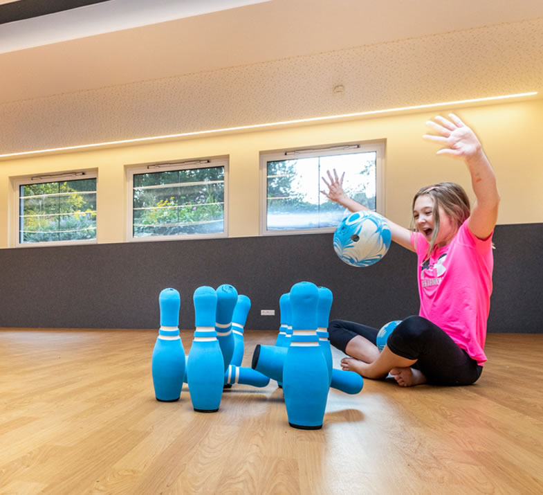Sporthalle in der Jugendherberge