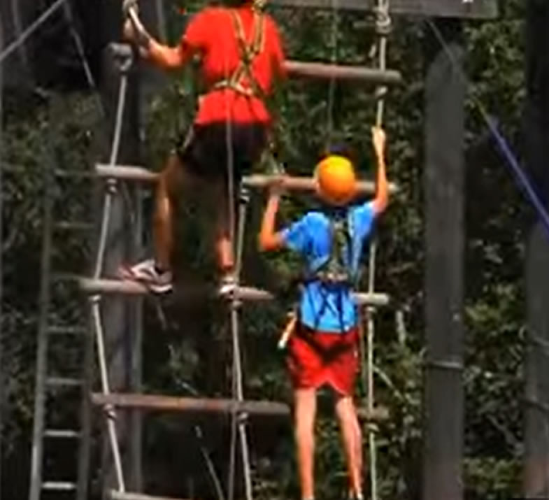 <span>Ausflug in den Hochseilgarten </span>