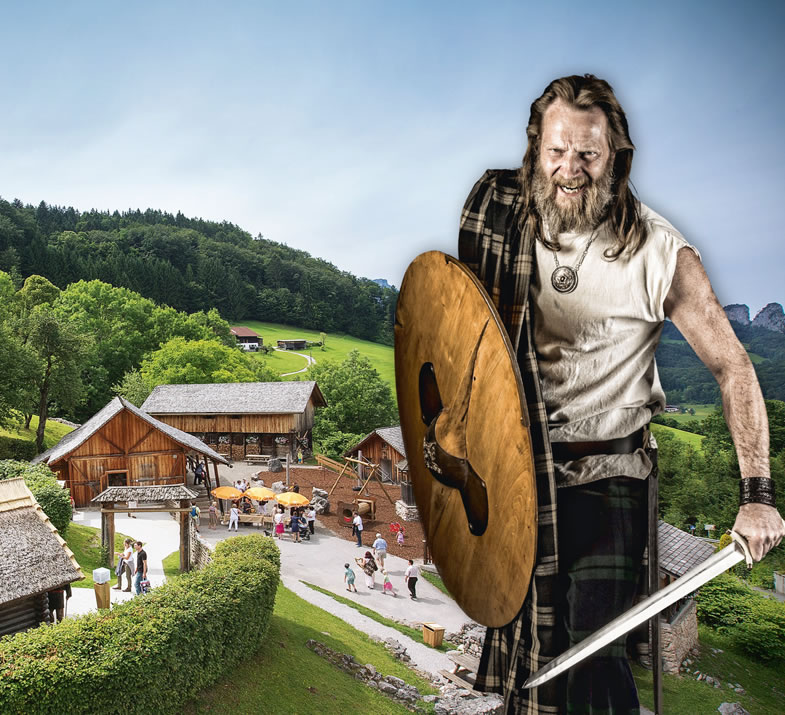 Keltendorf am Dürrnberg (c) Salzwelten Hallein
