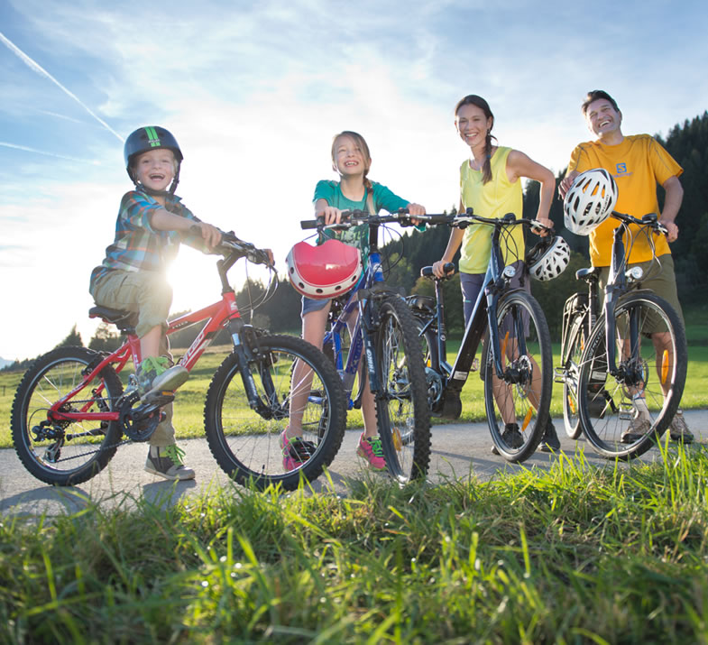 Radfahren in den Ferien (c) TVB Flachau
