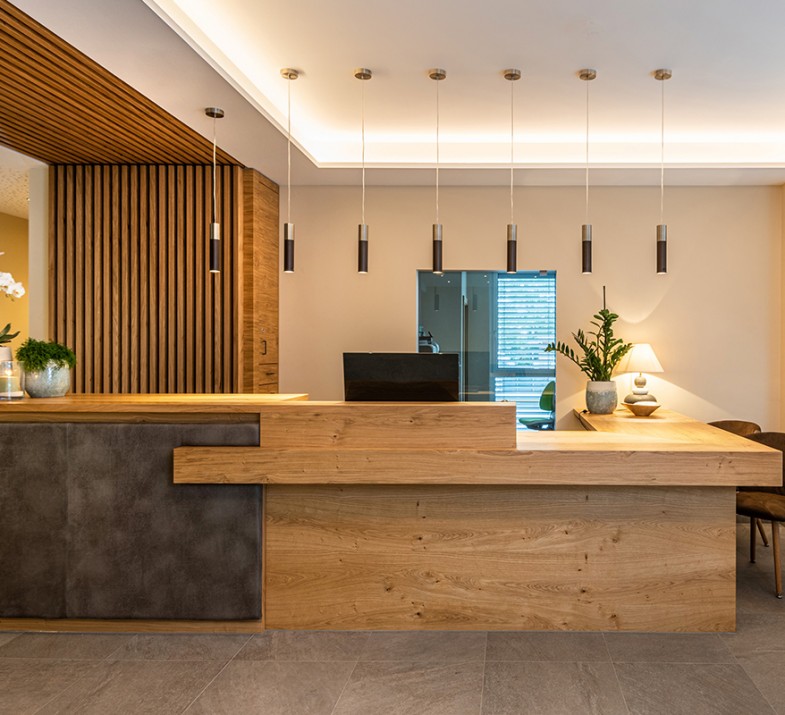 Rezeption im Jugendhotel Ennstalerhof