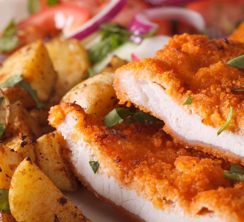 Wiener Schnitzel mit Kartoffeln