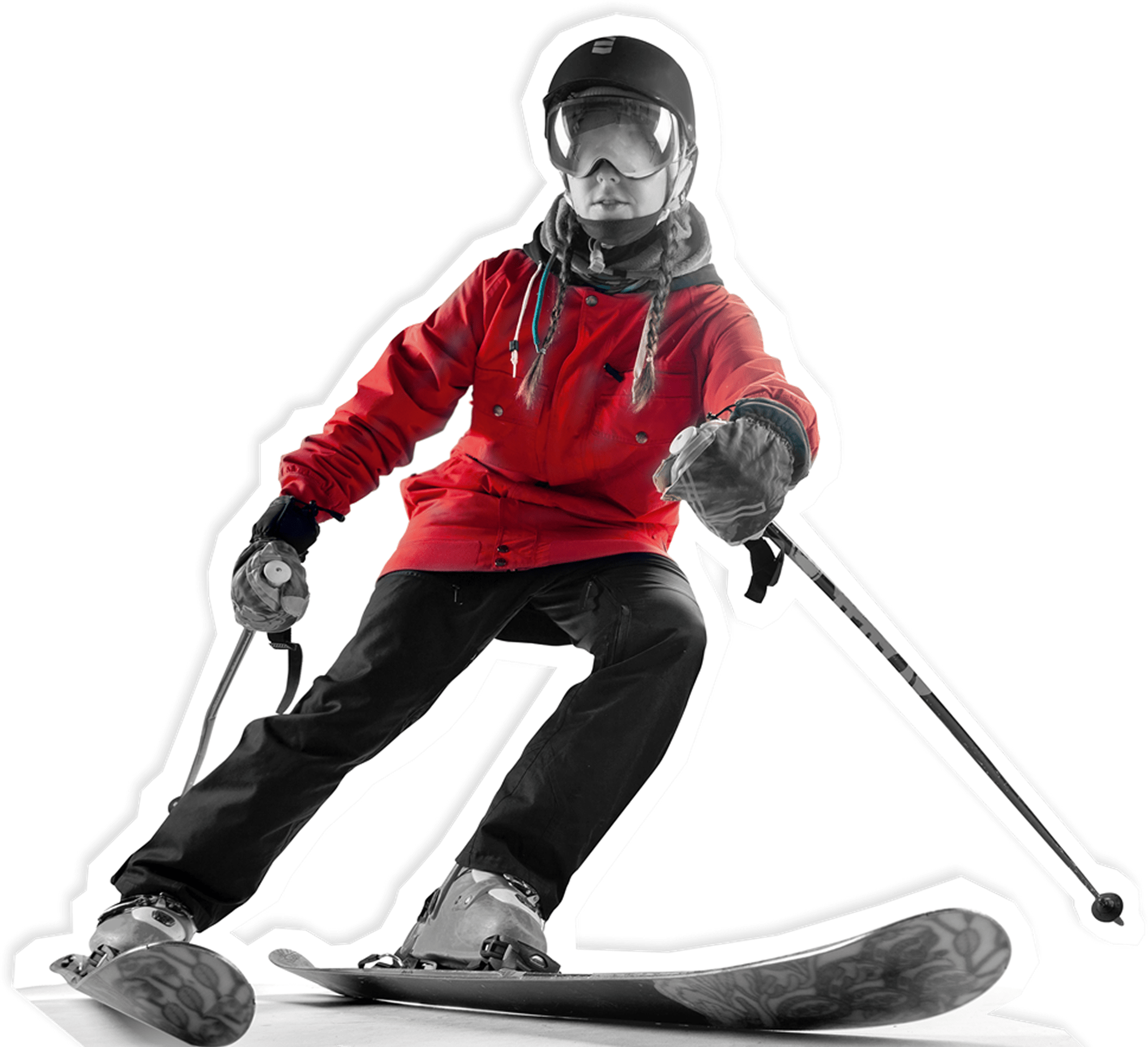 Skifahrer