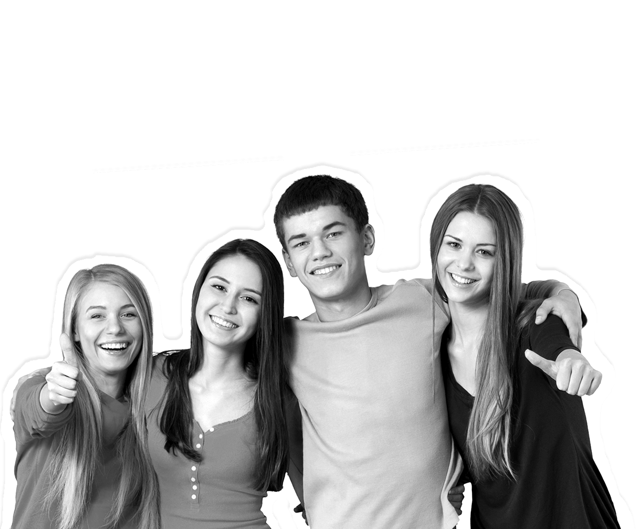 Gruppe von Jugendlichen